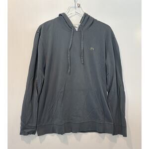 Lacoste Green Cotton Pullover Sweatshirt‎ Hoodie Mens Size 6 US XL (1309)